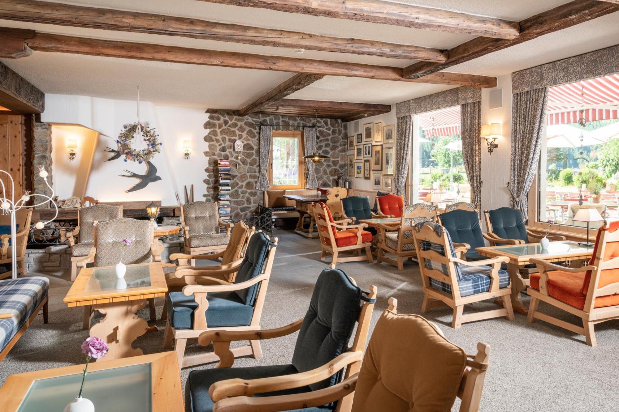 Hotel Chesa Randolina Sils Maria Esterno foto